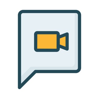 Sohbet mesajı vektör illüstrasyonu 