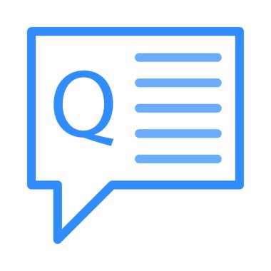 Sohbet mesajı vektör illüstrasyonu 