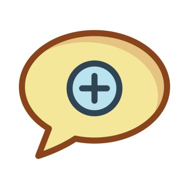 Sohbet mesajı vektör illüstrasyonu 