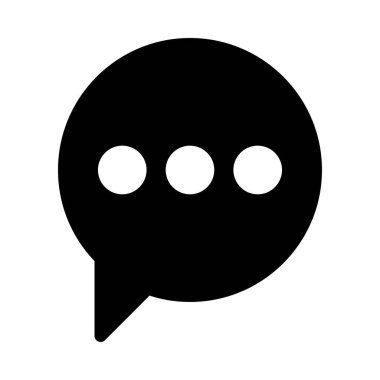 Sohbet mesajı vektör illüstrasyonu 