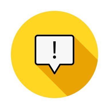 Sohbet mesajı vektör illüstrasyonu 