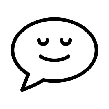 Sohbet mesajı vektör illüstrasyonu 