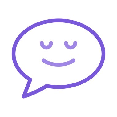 Sohbet mesajı vektör illüstrasyonu 