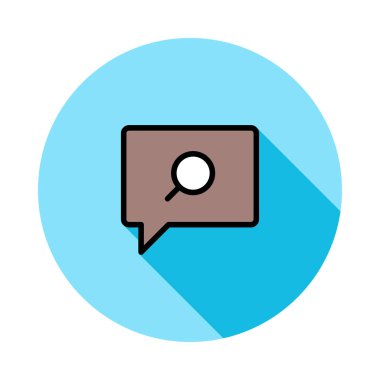 Sohbet mesajı vektör illüstrasyonu 