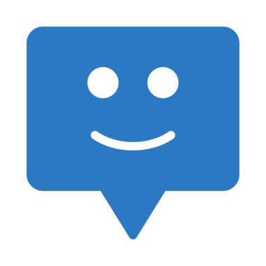 Sohbet mesajı vektör illüstrasyonu 