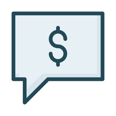 Sohbet mesajı vektör illüstrasyonu 