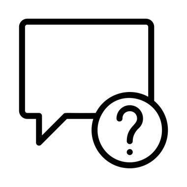 Sohbet mesajı vektör illüstrasyonu 