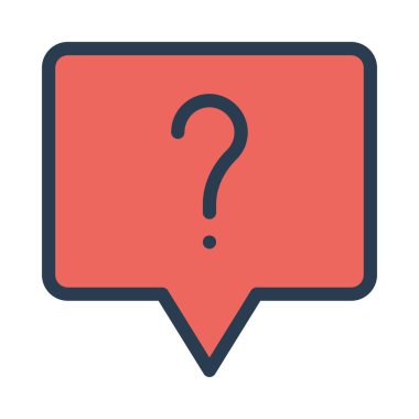 Sohbet mesajı vektör illüstrasyonu 