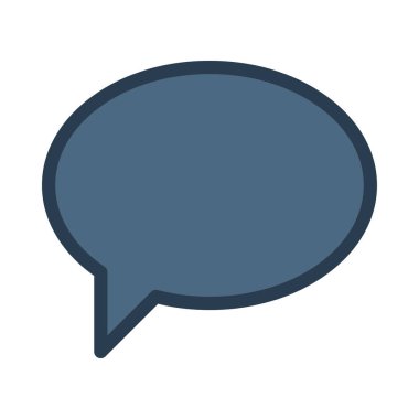 Sohbet mesajı vektör illüstrasyonu 