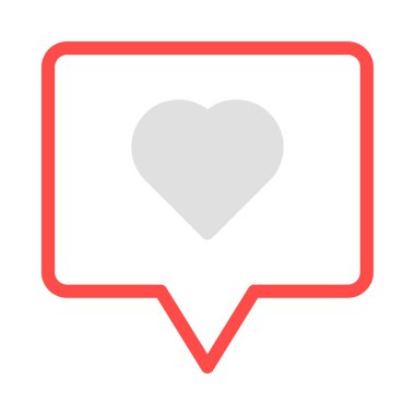 Sohbet mesajı vektör illüstrasyonu 