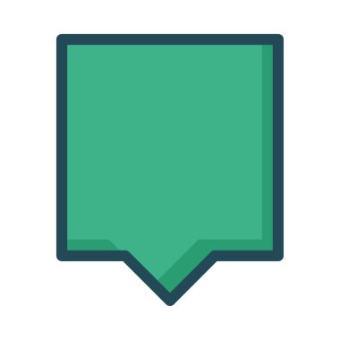 Sohbet mesajı vektör illüstrasyonu 