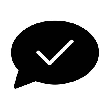 Sohbet mesajı vektör illüstrasyonu 