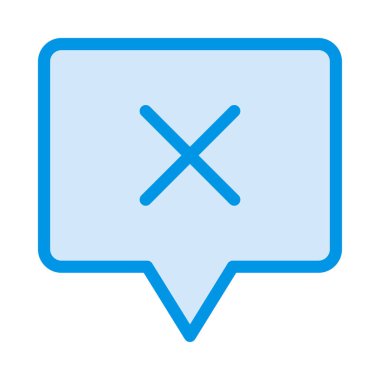 Sohbet mesajı vektör illüstrasyonu 