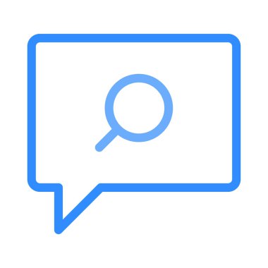 Sohbet mesajı vektör illüstrasyonu 