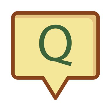 Sohbet mesajı vektör illüstrasyonu 