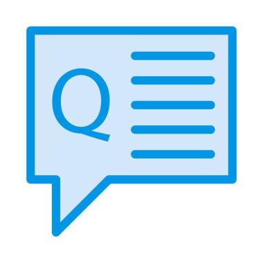 Sohbet mesajı vektör illüstrasyonu 