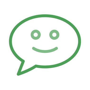 Sohbet mesajı vektör illüstrasyonu 