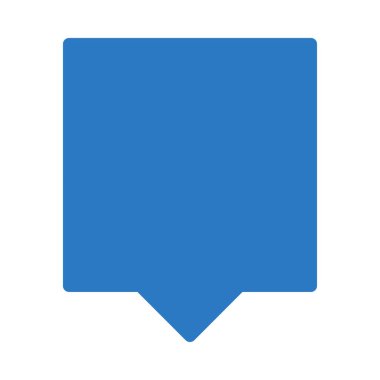 Sohbet mesajı vektör illüstrasyonu 