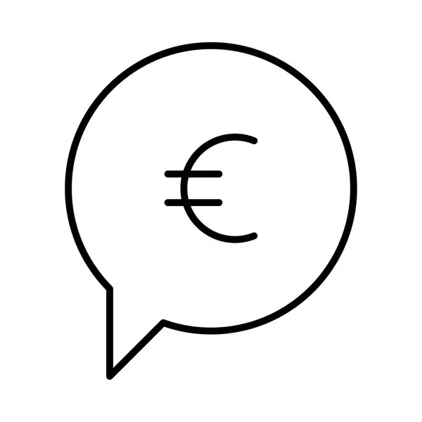 Chat Üzenet Ikon Vektor Illusztráció — Stock Vector
