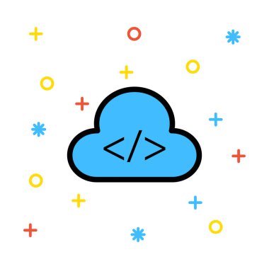 Web bağlantı vektör renk simgesi