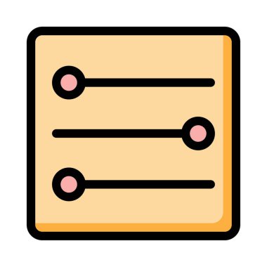 Web renk simgesi. Vektör çizim