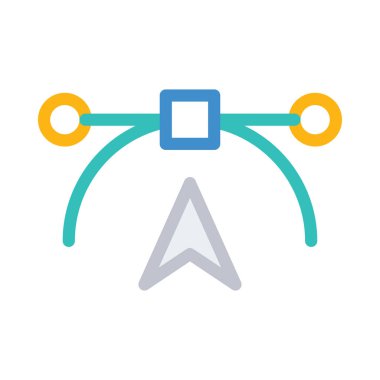 Mavi web renk tasarım simgesi geliştirme için 