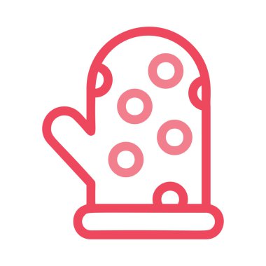 potholder düz simgesi, vektör, illüstrasyon