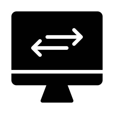 İş için Web simgesi. Vektör çizim