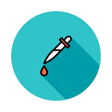 Web bağlantı renk simgesi. Vektör çizim