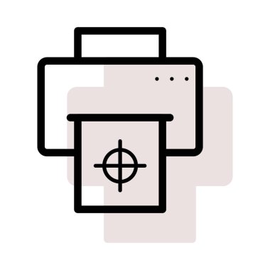 Web bağlantı renk simgesi. Vektör çizim