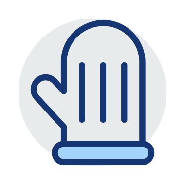 potholder düz simgesi, vektör, illüstrasyon