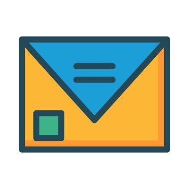 Web bağlantı renk simgesi. Vektör çizim