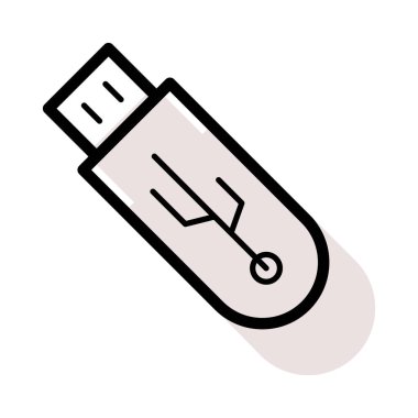 Web bağlantı renk simgesi. Vektör çizim