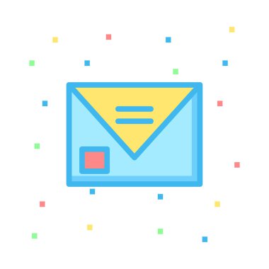 Web bağlantı vektör renk simgesi