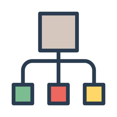 İş için Web simgesi. Vektör çizim