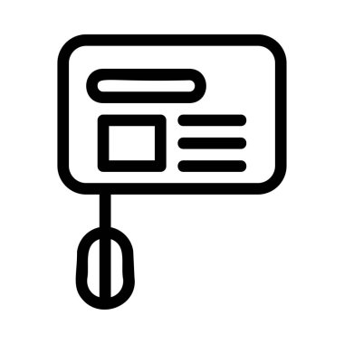 Mutfak Aracı simge vektör web simgesi