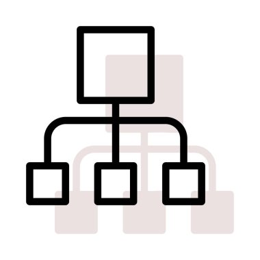 Web bağlantı renk simgesi. Vektör çizim