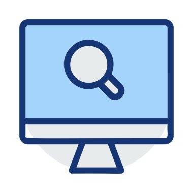 Web bağlantı vektör renk simgesi