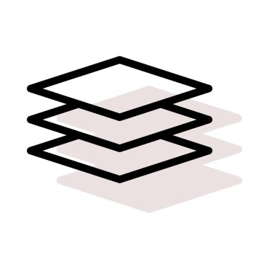 Web bağlantı renk simgesi. Vektör çizim