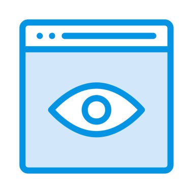 İş için Web simgesi. Vektör çizim