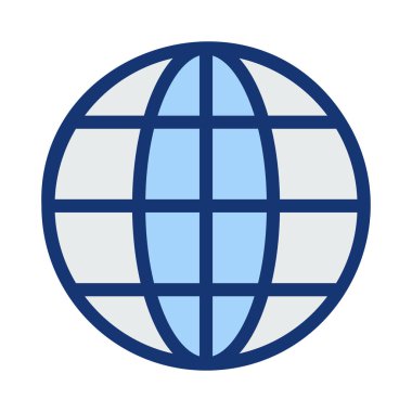 Web bağlantı vektör renk simgesi