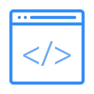 Web bağlantı vektör renk simgesi