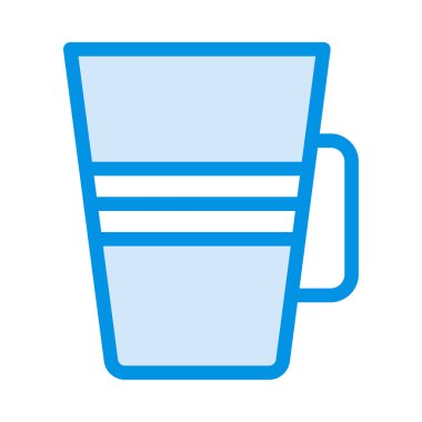 mutfak su filtre düz simgesi, vektör, illüstrasyon