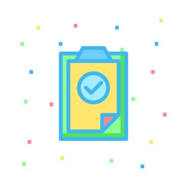 Web bağlantı vektör renk simgesi