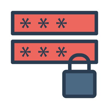 İş için Web simgesi. Vektör çizim