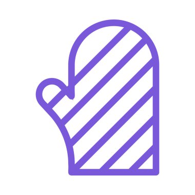 eldiven simgesi vektör illüstrasyonu 