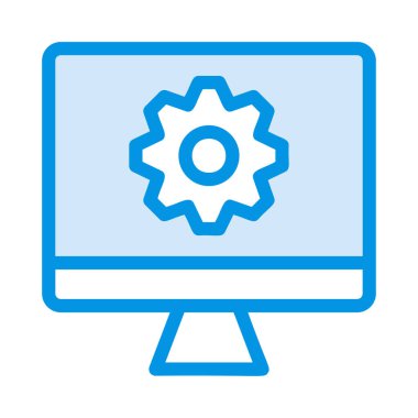 İş için Web simgesi. Vektör çizim