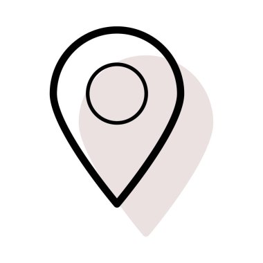 Web bağlantı renk simgesi. Vektör çizim