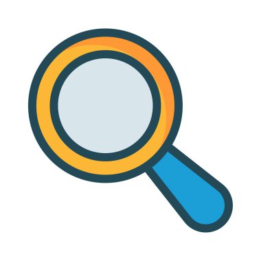 Web bağlantı renk simgesi. Vektör çizim