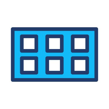 buz küpleri vektör çizim için tepsi 